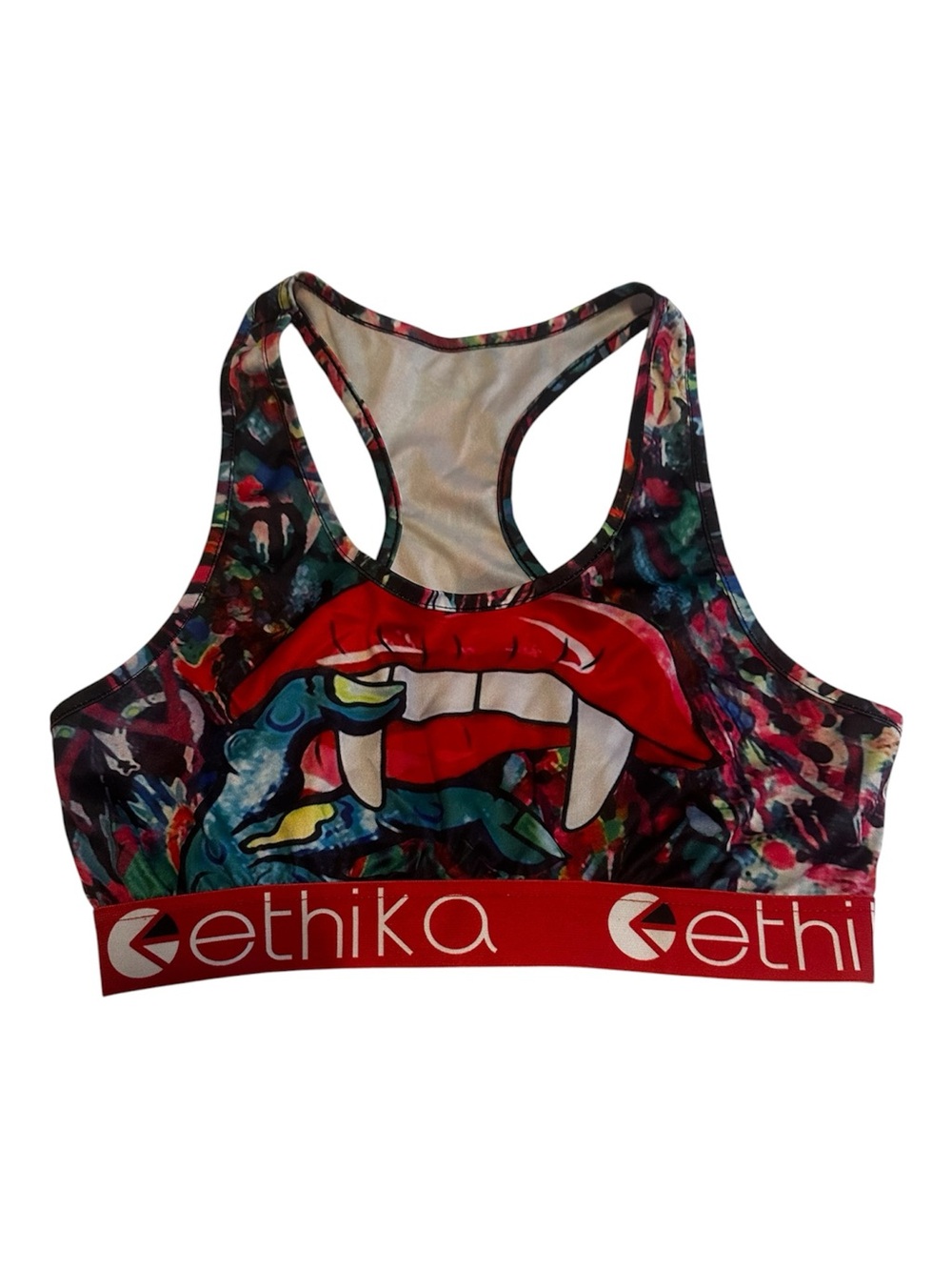 Ethica Womens Love Bites Sports Bra Size M